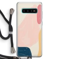 Saturday Flow: Samsung Galaxy S10 Plus Transparant Hoesje met koord