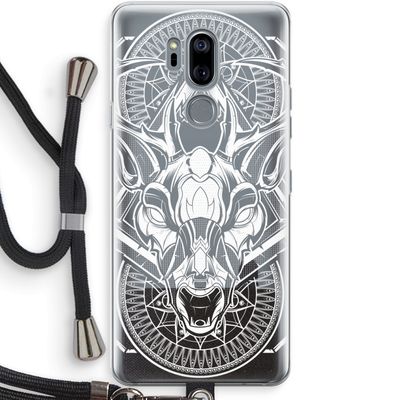 Oh Deer: LG G7 Thinq Transparant Hoesje met koord