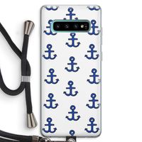 Ankers: Samsung Galaxy S10 Plus Transparant Hoesje met koord Ankers: Samsung Galaxy S10 Plus Transparant Hoesje met koord
