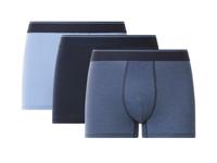 esmara Men Set van 3 heren boxers (Donkerblauw/blauw, L)