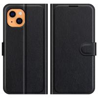 iPhone 13 Wallet Case met Standaardfunctie - Zwart