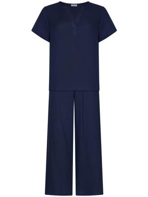 Katoenen huispak Pastunette donkerblauw