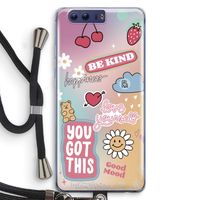 Positivity: Honor 9 Transparant Hoesje met koord