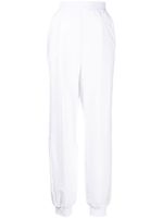 Alberta Ferretti pantalon de jogging à découpes - Blanc