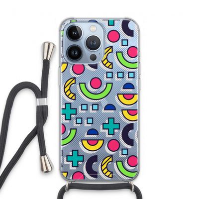 8-bit N°6: iPhone 13 Pro Transparant Hoesje met koord