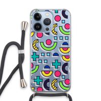 8-bit N°6: iPhone 13 Pro Transparant Hoesje met koord