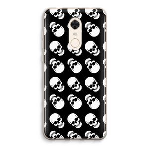 Musketon Skulls: Xiaomi Redmi 5 Transparant Hoesje