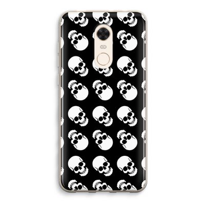 Musketon Skulls: Xiaomi Redmi 5 Transparant Hoesje