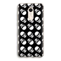 Musketon Skulls: Xiaomi Redmi 5 Transparant Hoesje