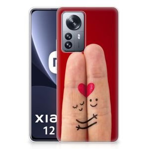 Xiaomi 12 Pro Silicone Back Cover Liefde - Origineel Romantisch Cadeau