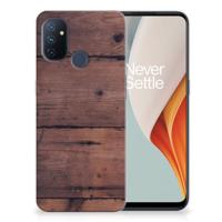 OnePlus Nord N100 | Bumper Hoesje | Old Wood