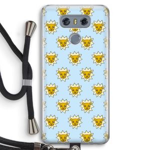 Leeuwenkoppen: LG G6 Transparant Hoesje met koord