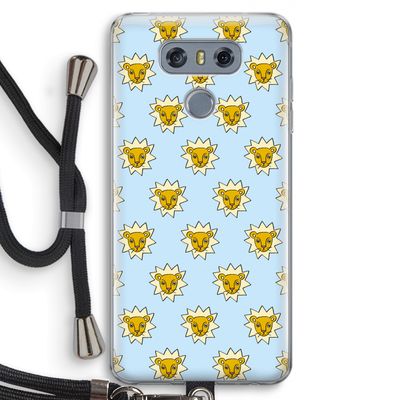 Leeuwenkoppen: LG G6 Transparant Hoesje met koord