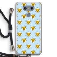 Leeuwenkoppen: LG G6 Transparant Hoesje met koord