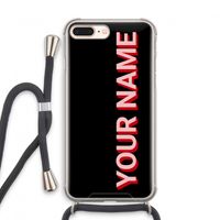 Namecase: iPhone 7 PLUS Transparant Hoesje met koord