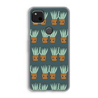Sansevieria: Google Pixel 4a Transparant Hoesje