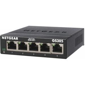 Netgear GS305-300PES netwerk-switch Unmanaged L2 Gigabit Ethernet Zwart