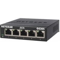 Netgear GS305-300PES netwerk-switch Unmanaged L2 Gigabit Ethernet Zwart - thumbnail