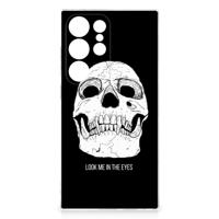 Silicone Back Case Samsung Galaxy S24 Ultra Skull Eyes - thumbnail