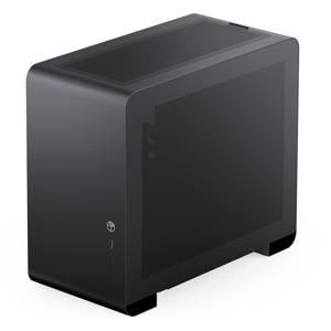 Jonsbo Jonsbo U4 Mini Micro-ATX-Gehäuse, Tempered Glass - schwarz Micro-tower Behuizing, Gaming-behuizing, PC-behuizing