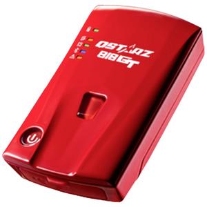 Qstarz BL-818GT GPS-ontvanger Voertuigtracker Rood 1 stuk(s)