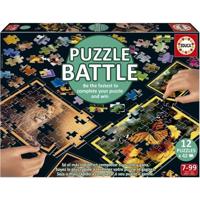 Puzzle - EDUCA - Battle Jr Natura - 12 puzzle - 42 pezzi - Tema Natura - Per bambini dai 7 anni