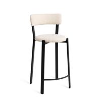 Jesper Home Barkruk 'Obu' Bouclé, kleur Icing on the Cake (zithoogte 65cm)