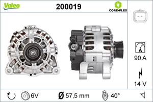 Valeo Alternator/Dynamo 200019