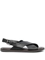 Corneliani sandales Waikiki Beach en cuir - Noir