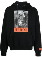 Heron Preston hoodie à imprimé graphique - Noir