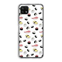Sushi time: Samsung Galaxy A22 5G Transparant Hoesje