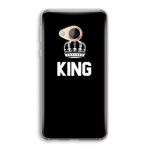 King zwart: HTC U Play Transparant Hoesje