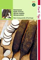 Zaden Rammenas Poids D'Horloge Type Lange Zwarte Hortitops - Hortitops