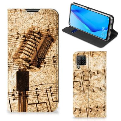 Huawei P40 Lite Stand Case Bladmuziek Huawei P40 Lite Stand Case Bladmuziek