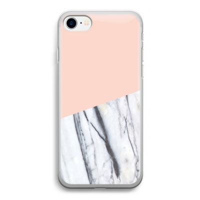 A touch of peach: iPhone SE 2020 Transparant Hoesje