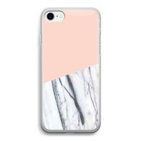 A touch of peach: iPhone SE 2020 Transparant Hoesje