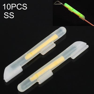 10 packs Oceaan SUN Clip-On lichtgevende Float nacht vissen lichte stok SS past staaf Tip 0.6-1.4 mm