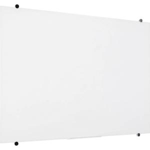 SpeaKa Professional Glazen magneetbord SP-GWW-001 (b x h) 1200 mm x 900 mm Wit Glad Incl. opbergbakje