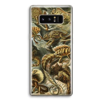 Haeckel Lacertilia: Samsung Galaxy Note 8 Transparant Hoesje