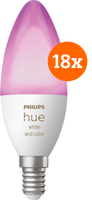 Philips Hue White and Color E14 18-Pack - thumbnail