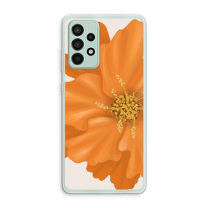 Orange Ellila flower: Samsung Galaxy A52s 5G Transparant Hoesje