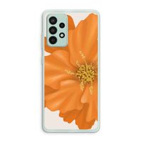 Orange Ellila flower: Samsung Galaxy A52s 5G Transparant Hoesje