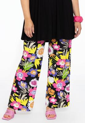 Yoek Trousers long HAYFLOWER | Zwart | Maat 54/56