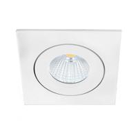 Vorio krachtige LED spot kantelbaar 8Watt vierkant WIT IP65 dimbaar