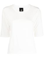 Thom Krom t-shirt en coton à manches crop - Blanc - thumbnail