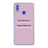 gij zijt ook iemand: Honor Note 10 Transparant Hoesje