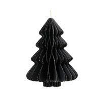 Kerstboom Decoris Zwart Papier Ø 30 x 40 cm