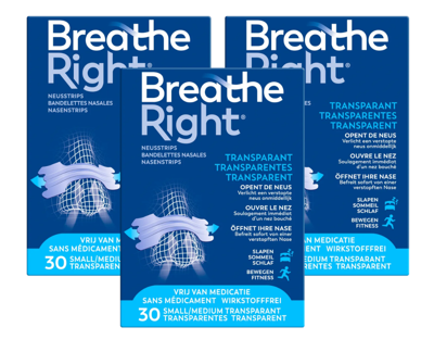 Breathe Right Neusstrips Sensitive - Small/Medium