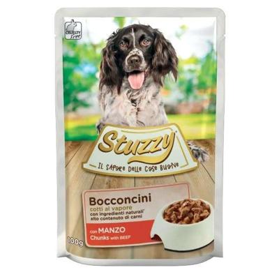 STUZZY Chunks with beef - nat hondenvoer - 100 g