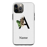 Charcoal Flora: iPhone 12 Pro Tough Case